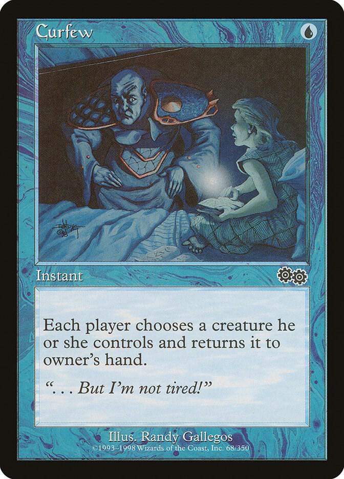 Curfew 68 card from Urza's Saga