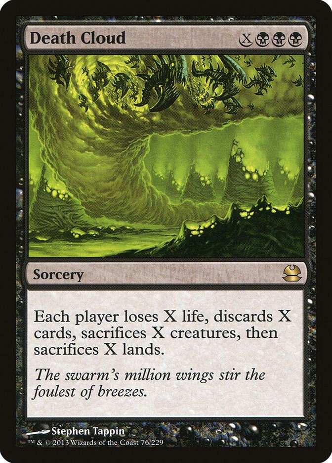 Death Cloud 76 card from Modern Masters