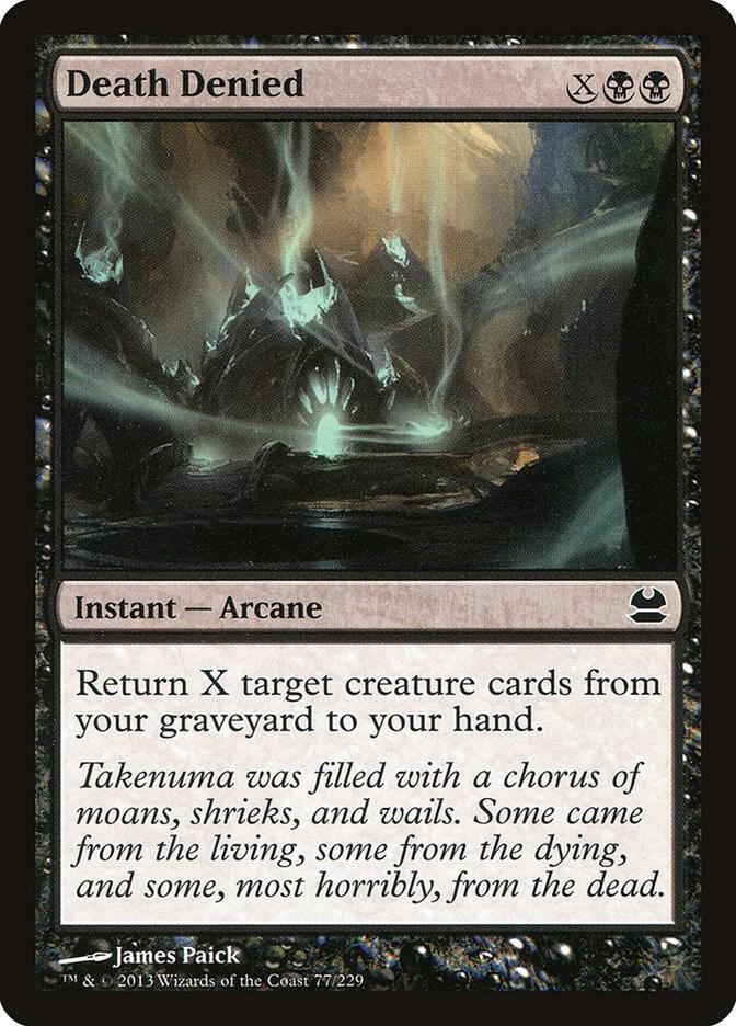 Death Denied 77 card from Modern Masters