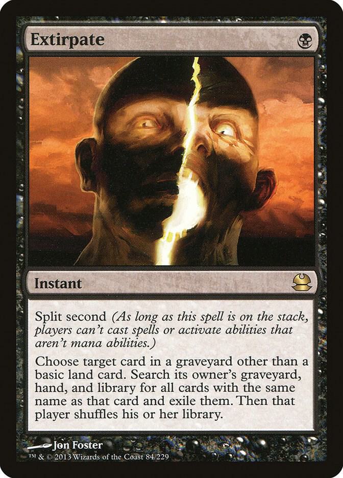 Extirpate 84 card from Modern Masters