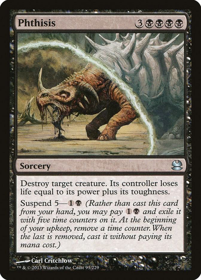 Phthisis 93 card from Modern Masters