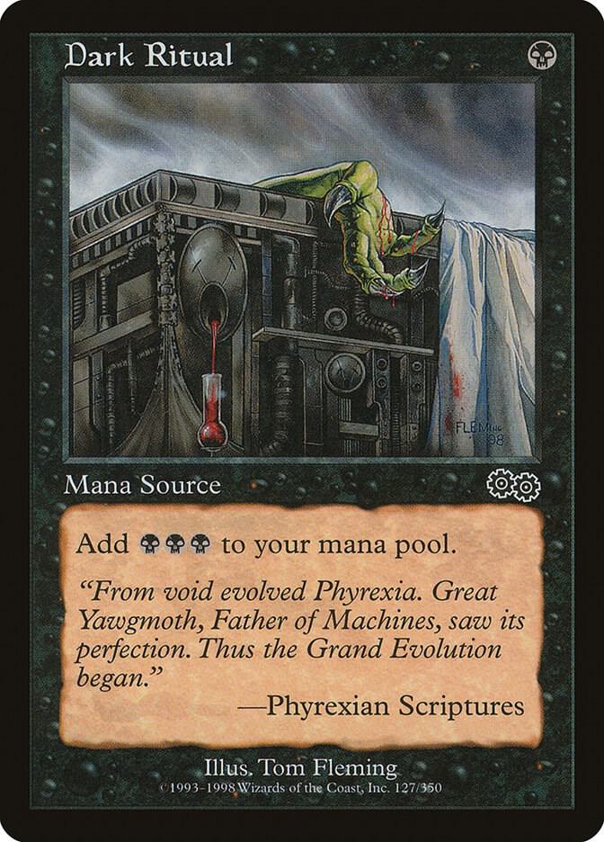 Dark Ritual 127 card from Urza's Saga