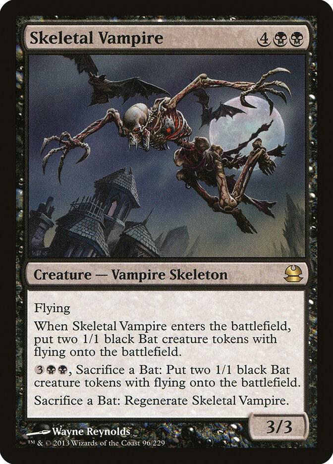 Skeletal Vampire 96 card from Modern Masters