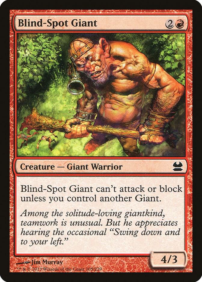 Blind-Spot Giant 105 card from Modern Masters