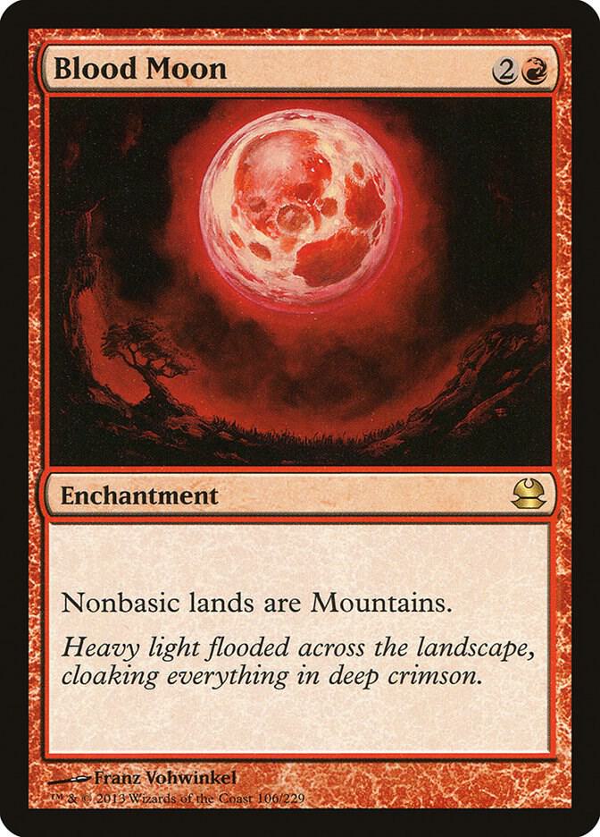 Blood Moon 106 card from Modern Masters