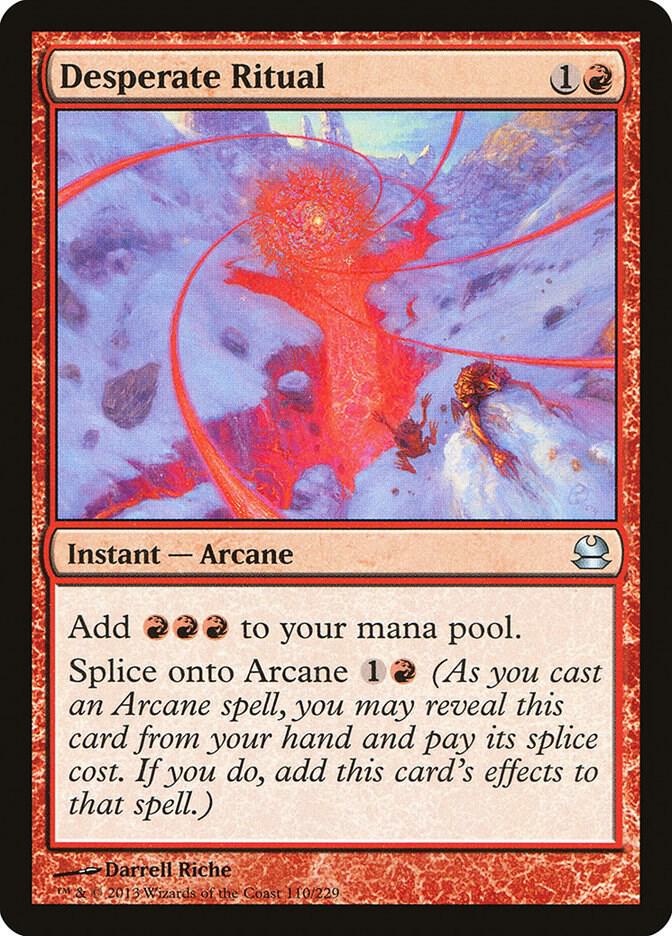 Desperate Ritual 110 card from Modern Masters