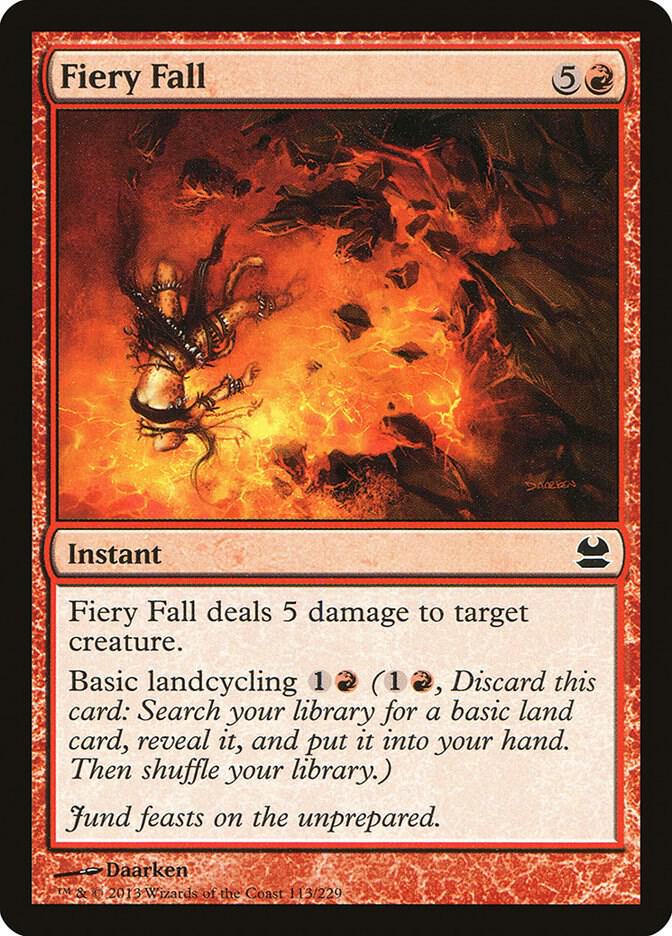 Fiery Fall 113 card from Modern Masters