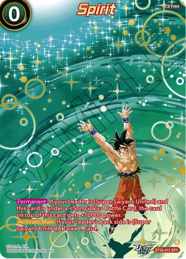 Spirit (SPR) BT30-015 card from Three Glorious Fighters