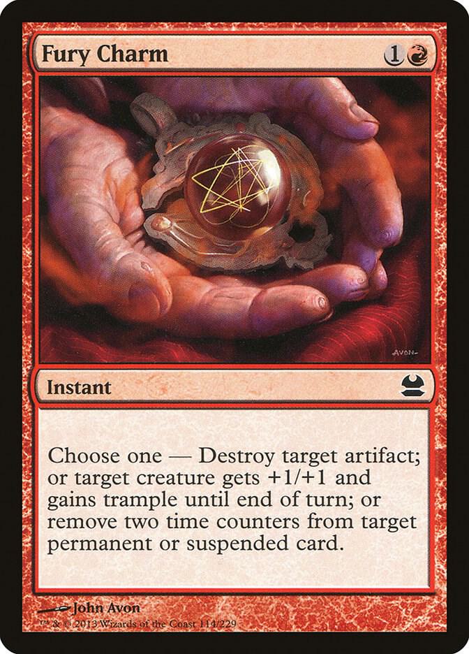 Fury Charm 114 card from Modern Masters