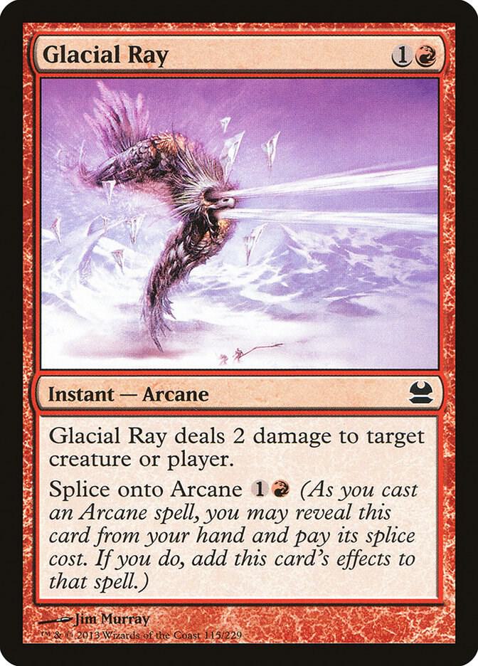 Glacial Ray 115 card from Modern Masters