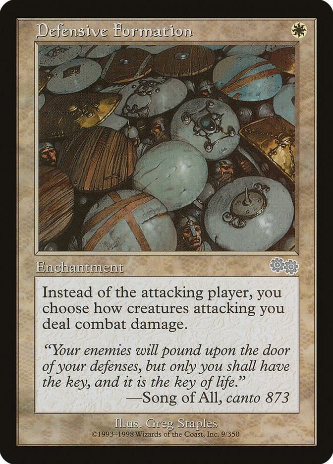 Defensive Formation 9 card from Urza's Saga