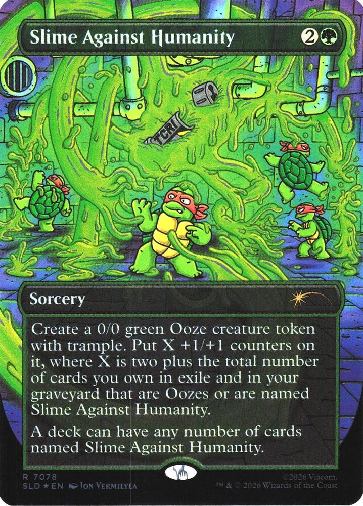 Slime Against Humanity 7078 card from Secret Lair Drop Series