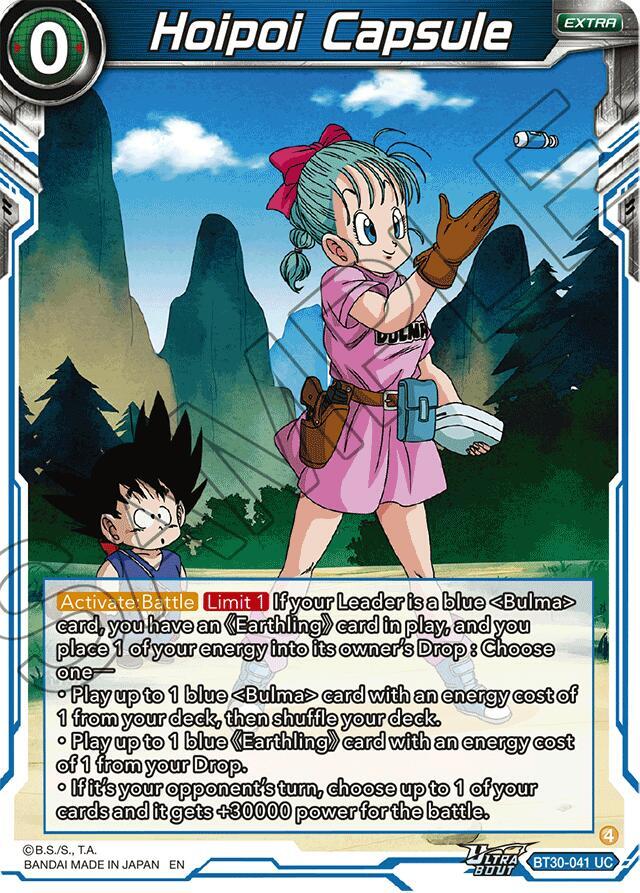 Hoipoi Capsule BT30-041 card from Three Glorious Fighters