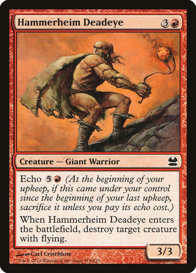 Hammerheim Deadeye 119 card from Modern Masters