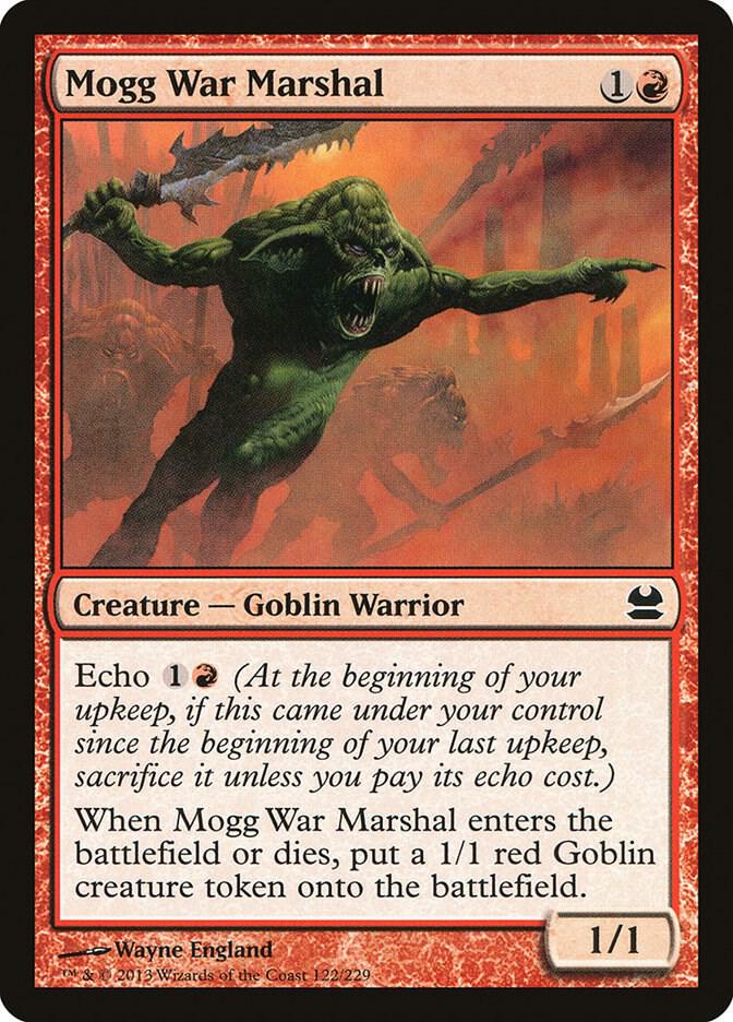 Mogg War Marshal 122 card from Modern Masters