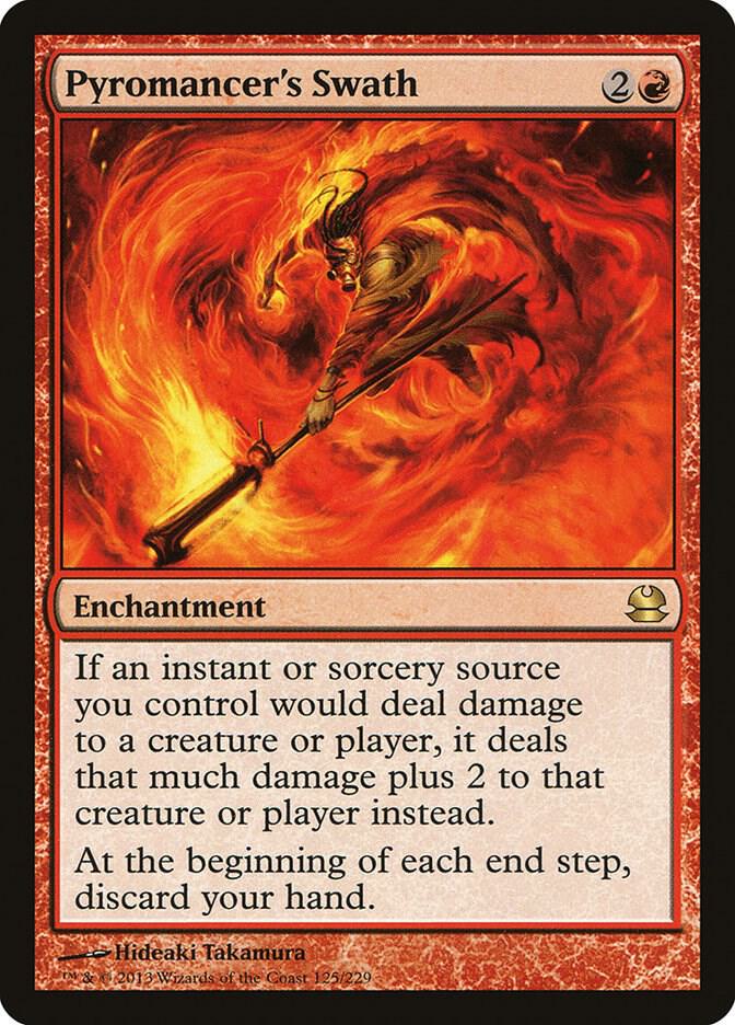 Pyromancer's Swath 125 card from Modern Masters