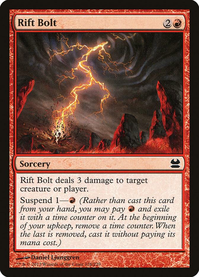 Rift Bolt 126 card from Modern Masters