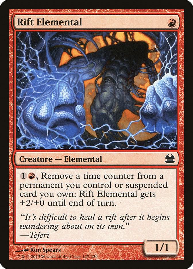 Rift Elemental 127 card from Modern Masters