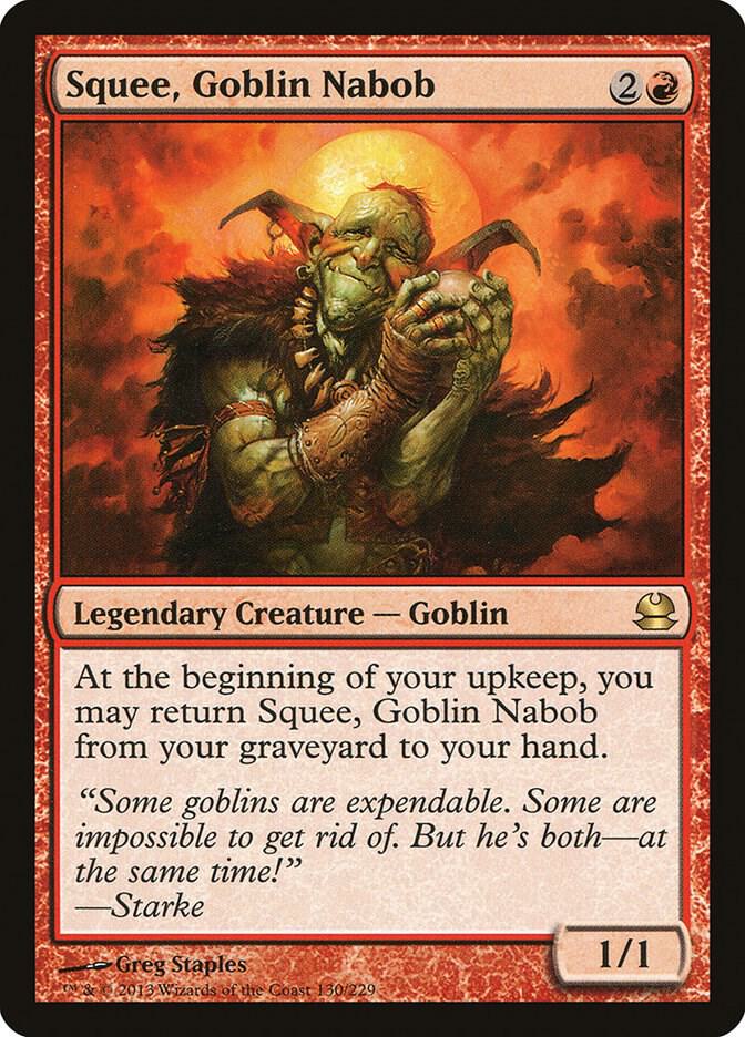 Squee, Goblin Nabob 130 card from Modern Masters