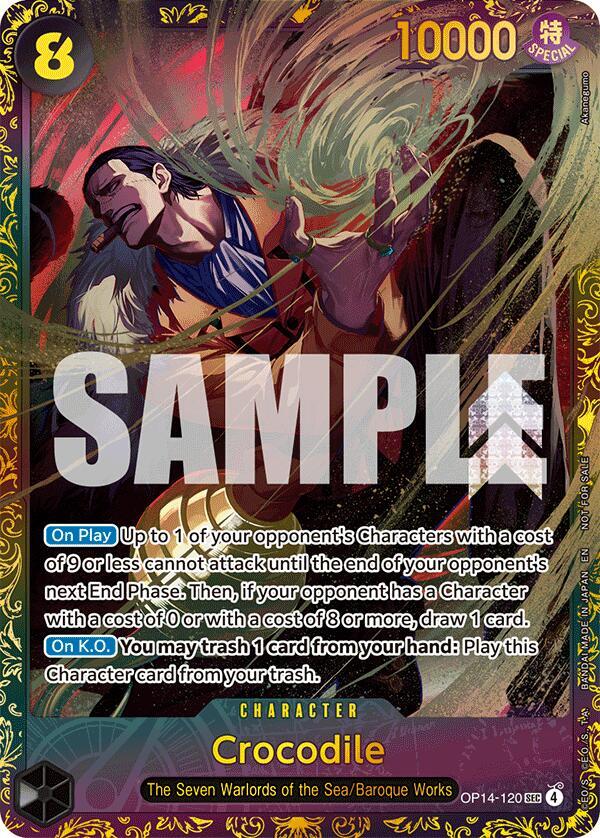 Crocodile (CS26-27 Regionals Season 1) OP14-120 card from One Piece Promotion Cards