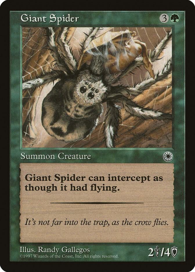 Giant Spider card from Portal