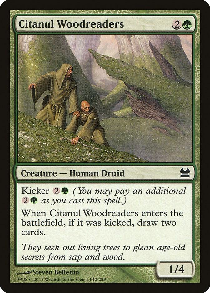 Citanul Woodreaders 140 card from Modern Masters