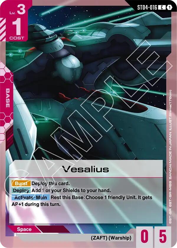 Vesalius ST04-016 card from Starter Deck 09: Destiny Ignition
