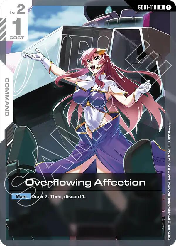 Overflowing Affection GD01-118 card from Starter Deck 09: Destiny Ignition