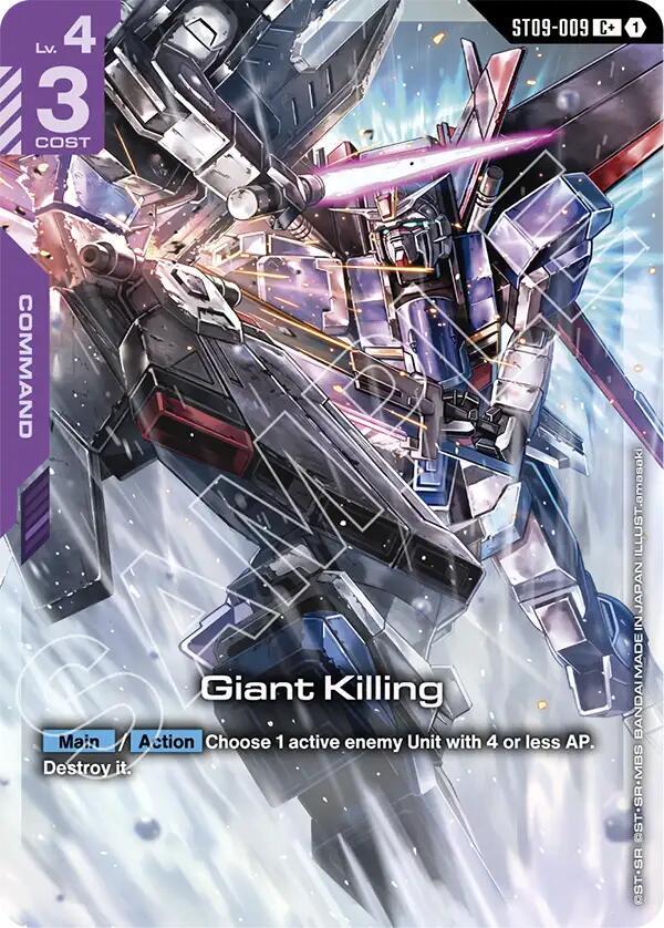 Giant Killing (C+) ST09-009 card from Starter Deck 09: Destiny Ignition