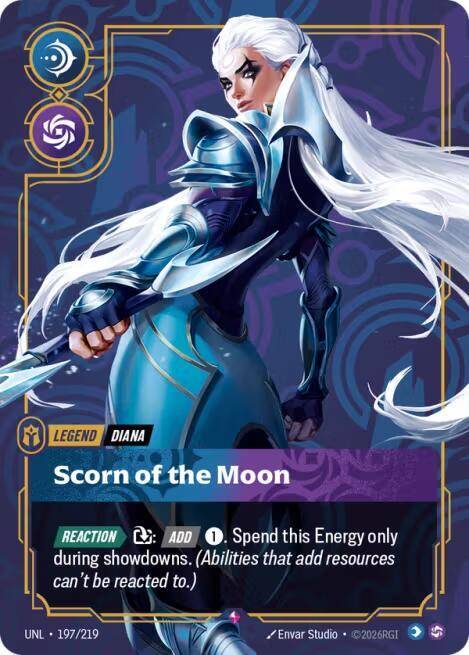 Diana - Scorn of the Moon 197/219 card from Unleashed