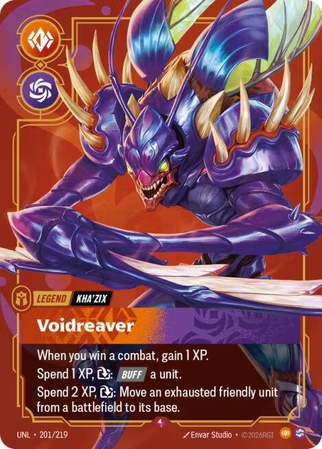 Kha'Zix - Voidreaver 201/219 card from Unleashed