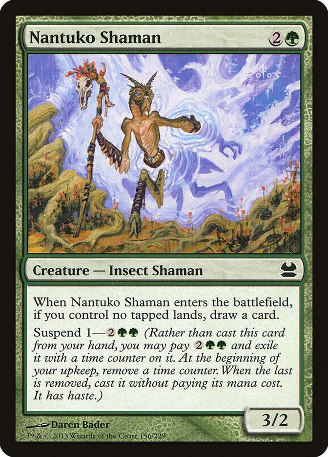 Nantuko Shaman 156 card from Modern Masters