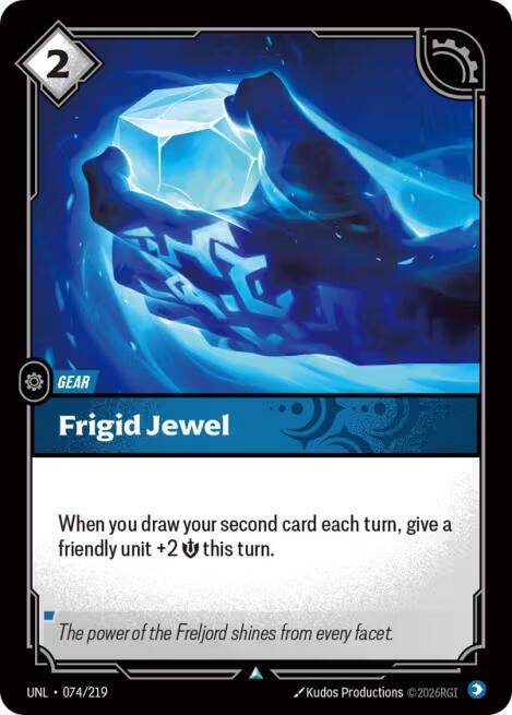 Frigid Jewel 074/219 card from Unleashed
