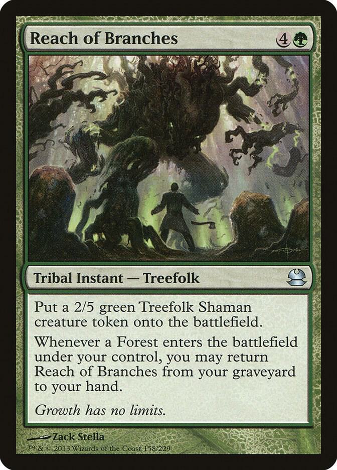 Reach of Branches 158 card from Modern Masters