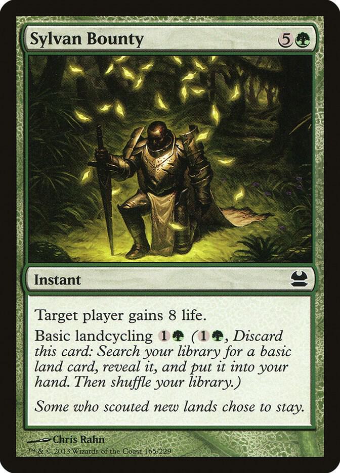 Sylvan Bounty 165 card from Modern Masters