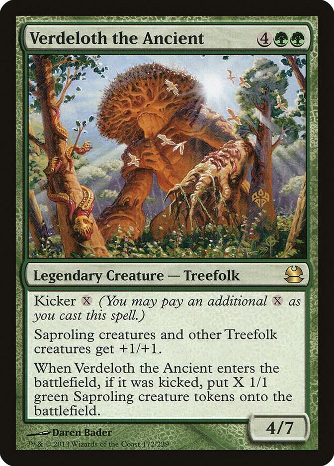 Verdeloth the Ancient 172 card from Modern Masters