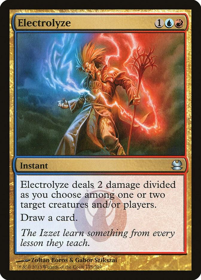 Electrolyze 175 card from Modern Masters