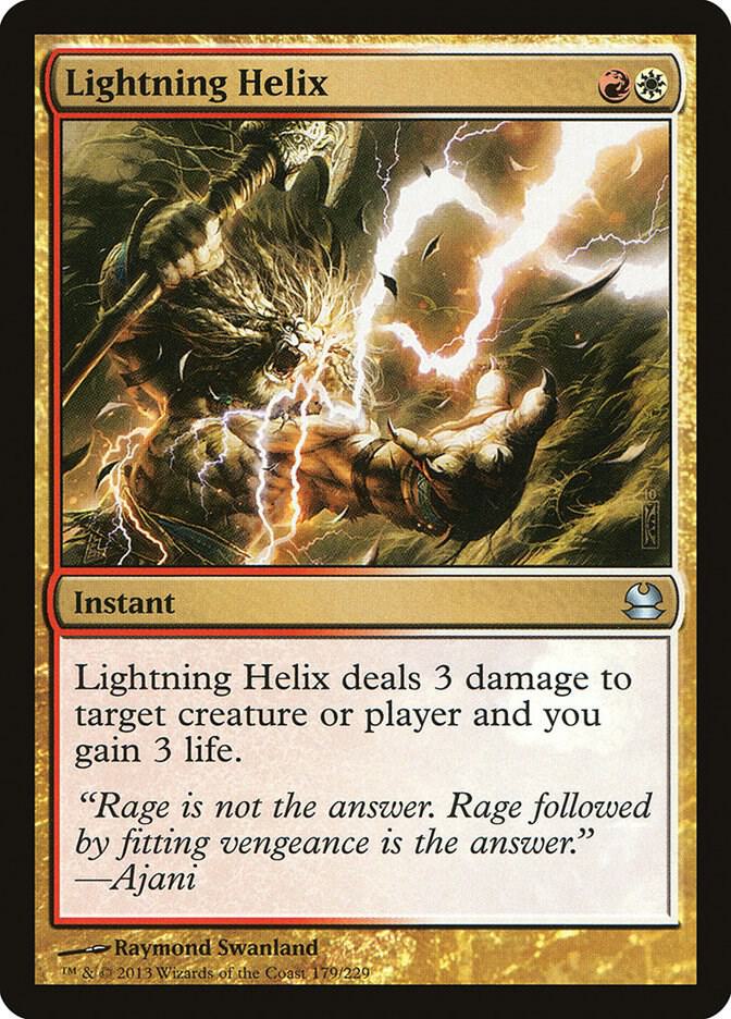 Lightning Helix 179 card from Modern Masters