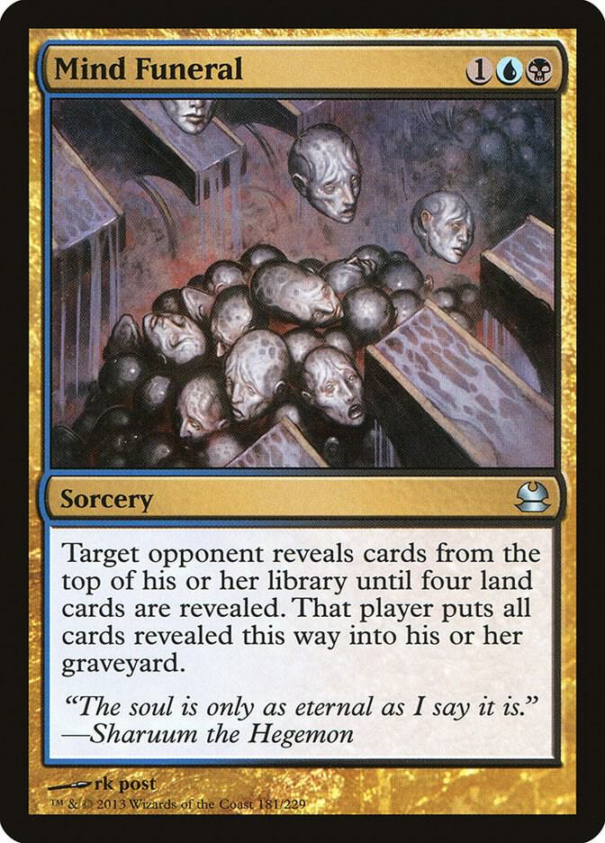 Mind Funeral 181 card from Modern Masters