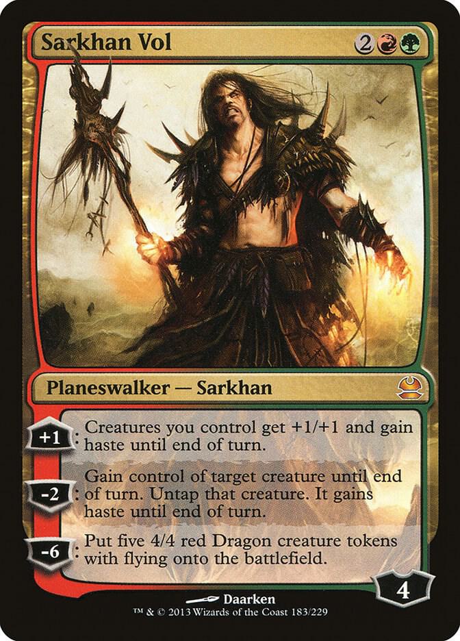 Sarkhan Vol 183 card from Modern Masters