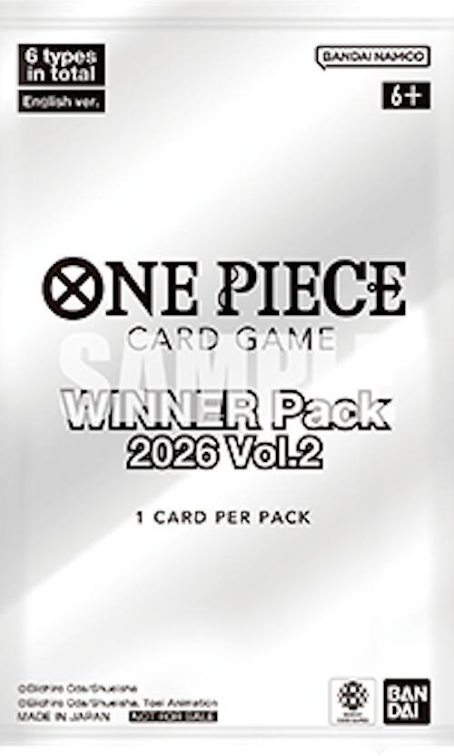 Winner Pack 2026 Vol. 2 card from One Piece Promotion Cards