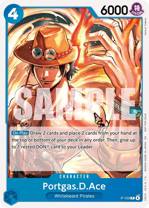Portgas.D.Ace (Tournament Pack 2026 Vol. 2) P-103 card from One Piece Promotion Cards