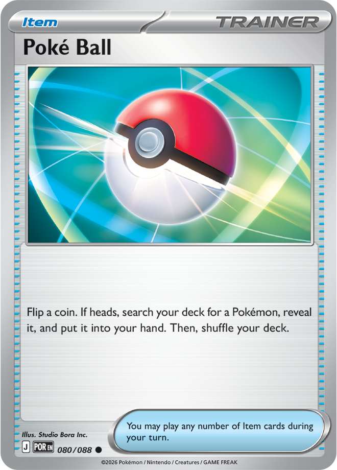 Poke Ball 080/088 card from ME03: Perfect Order