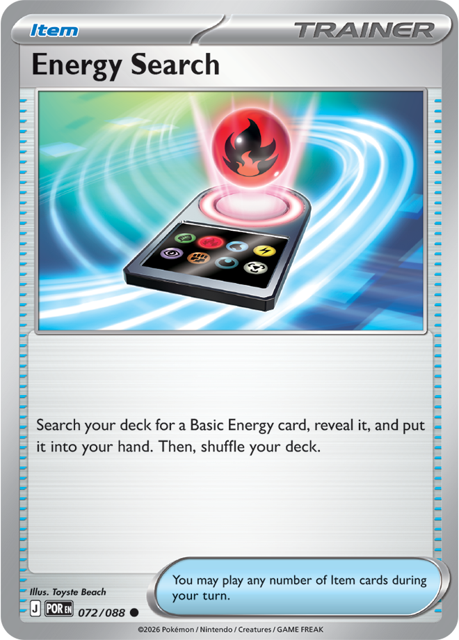 Energy Search 072/088 card from ME03: Perfect Order