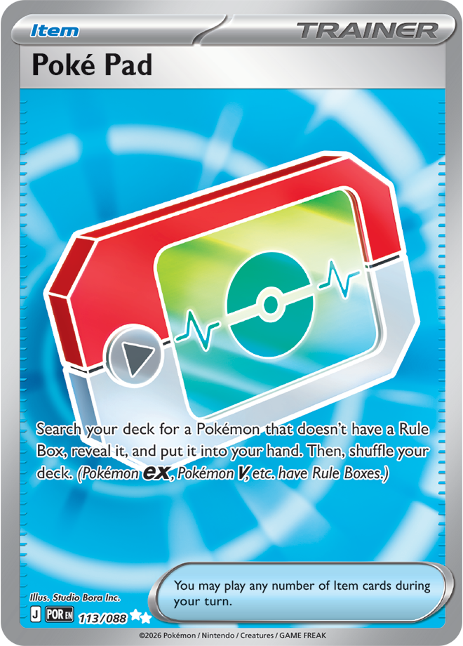 Poke Pad 113/088 card from ME03: Perfect Order
