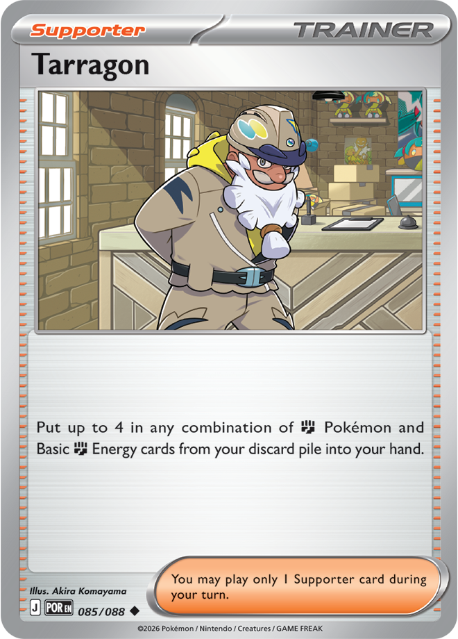 Tarragon 085/088 card from ME03: Perfect Order