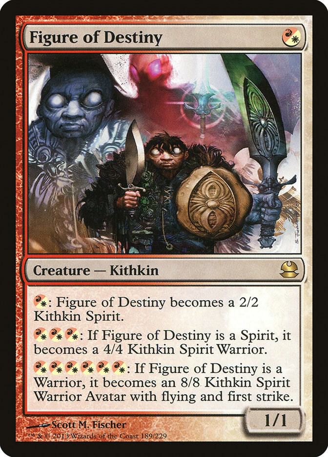 Figure of Destiny 189 card from Modern Masters