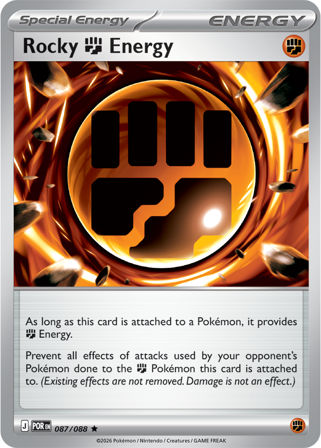 Rocky Fighting Energy 087/088 card from ME03: Perfect Order