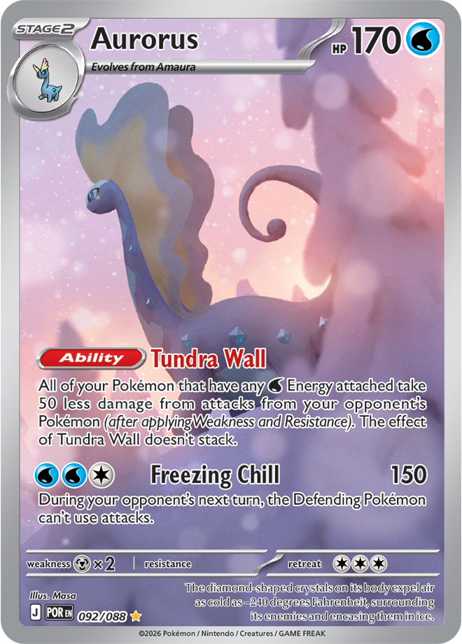 Aurorus 092/088 card from ME03: Perfect Order