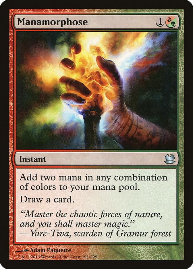 Manamorphose 191 card from Modern Masters